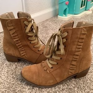 Girls Brown Booties Size 6